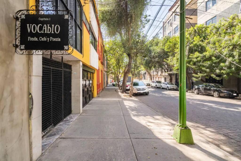 Quiet And Cozy With Terrace, King-Size Beds, And Parking Lot Apartment Mexico City Exterior photo