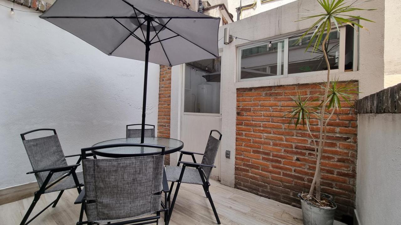 Quiet And Cozy With Terrace, King-Size Beds, And Parking Lot Apartment Mexico City Exterior photo